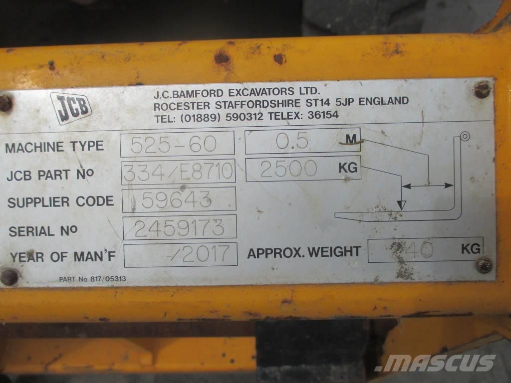 JCB 525-60 Teleskopik yükleyiciler