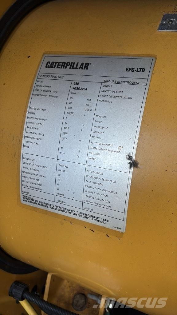 CAT 350 KVA Dizel Jeneratörler