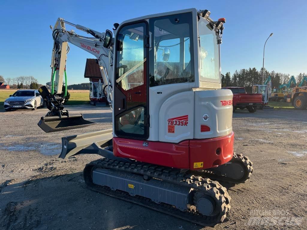 Takeuchi TB 335 R Mini ekskavatörler, 7 tona dek