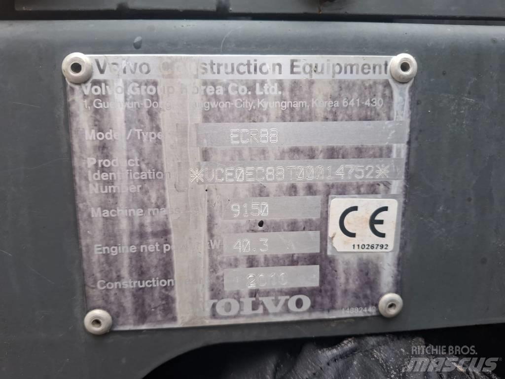 Volvo ECR 88 Midi ekskavatörler 7 - 12 t