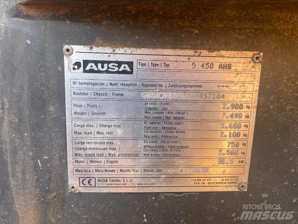 Ausa D450AHG Belden kirma kaya kamyonu