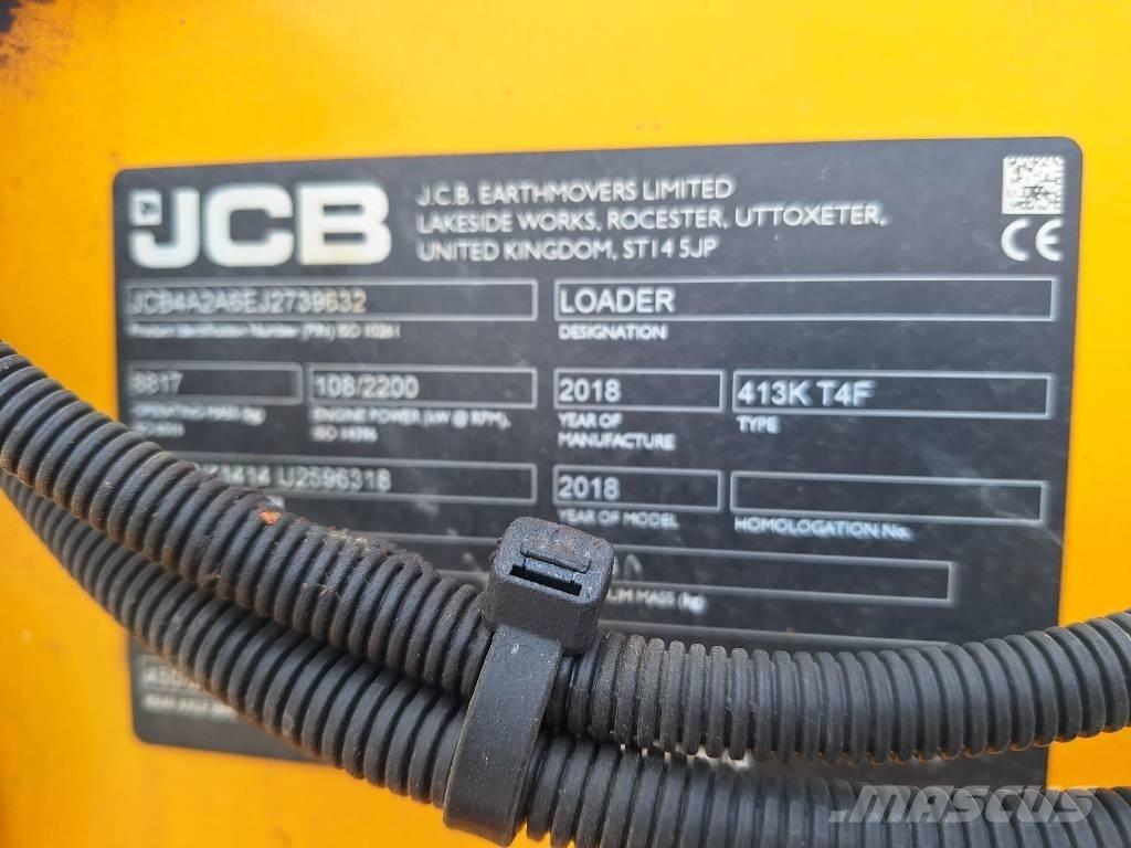 JCB 413 K Tekerlekli yükleyiciler