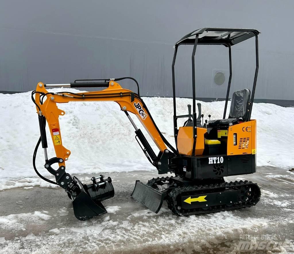 JPC HT10 Mini ekskavatörler, 7 tona dek