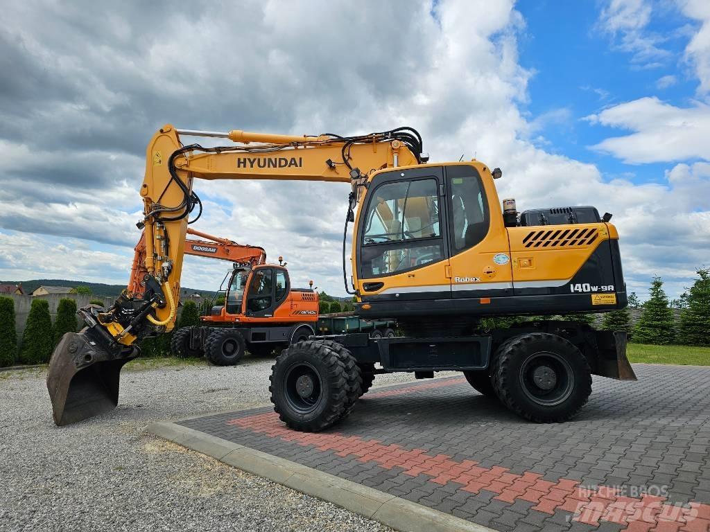 Hyundai 140 W 9 A Lastik tekerli ekskavatörler