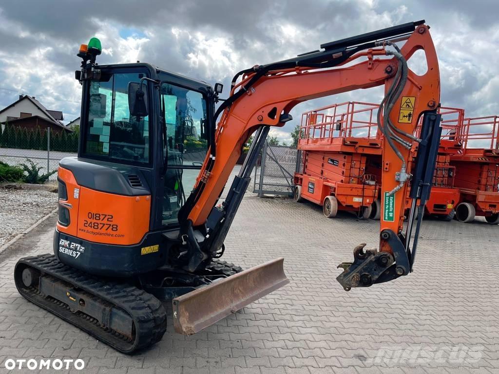 Doosan DX 27 Z Mini ekskavatörler, 7 tona dek