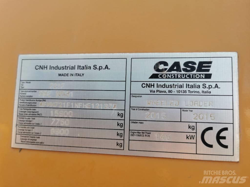CASE 721F Z-Bar Tekerlekli yükleyiciler