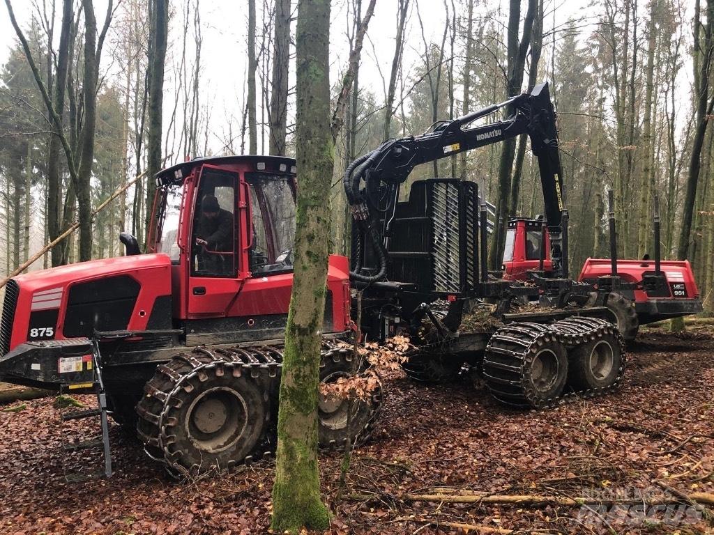 Komatsu 875 Tomruk yükleyici traktörler