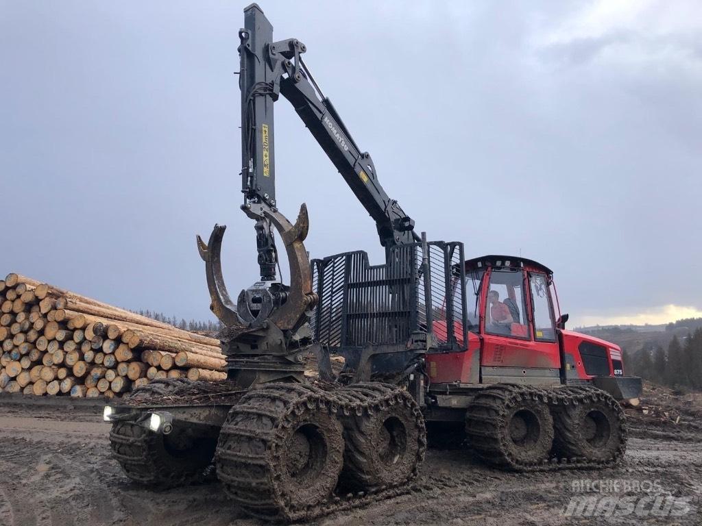 Komatsu 875 Tomruk yükleyici traktörler