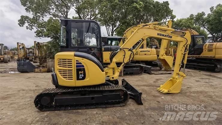 Komatsu PC 35 Mini ekskavatörler, 7 tona dek