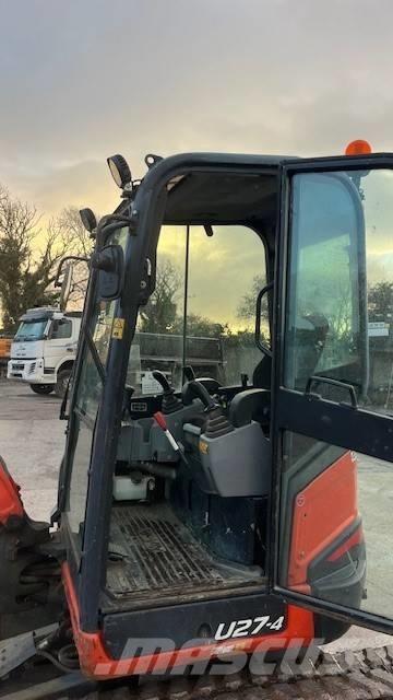Kubota U 27-4 Mini ekskavatörler, 7 tona dek