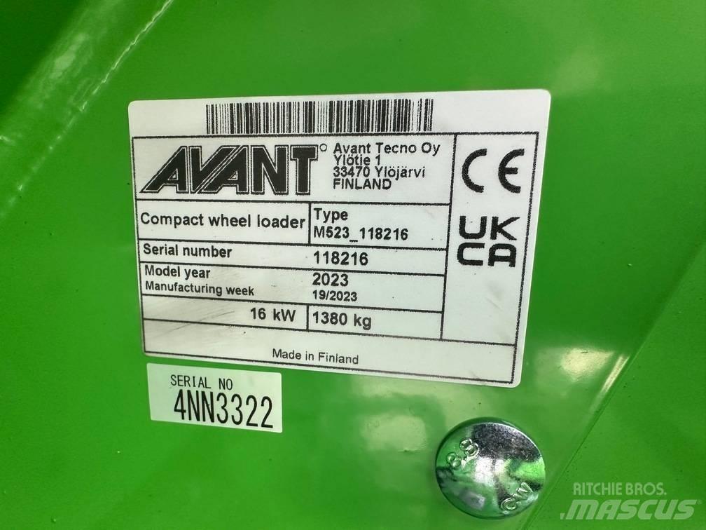 Avant 523 Çok amaçlı yükleyiciler