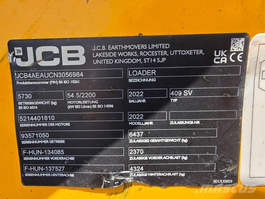 JCB 409SV Tekerlekli yükleyiciler