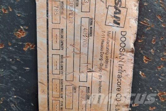 Develon Hitch Mini ekskavatörler, 7 tona dek