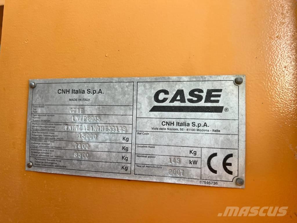 CASE 721E Tekerlekli yükleyiciler