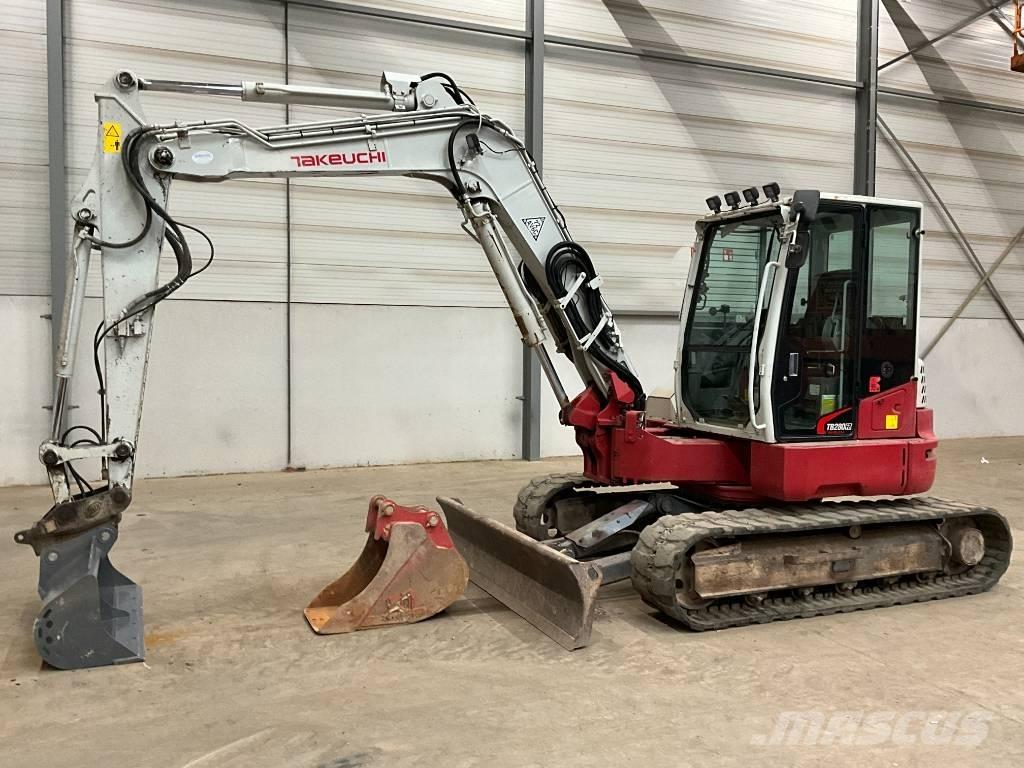 Takeuchi TB 280 FR Midi ekskavatörler 7 - 12 t