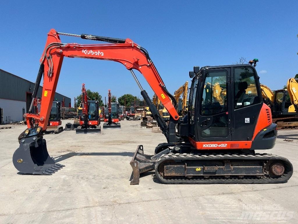 Kubota KX 080-4 Midi ekskavatörler 7 - 12 t