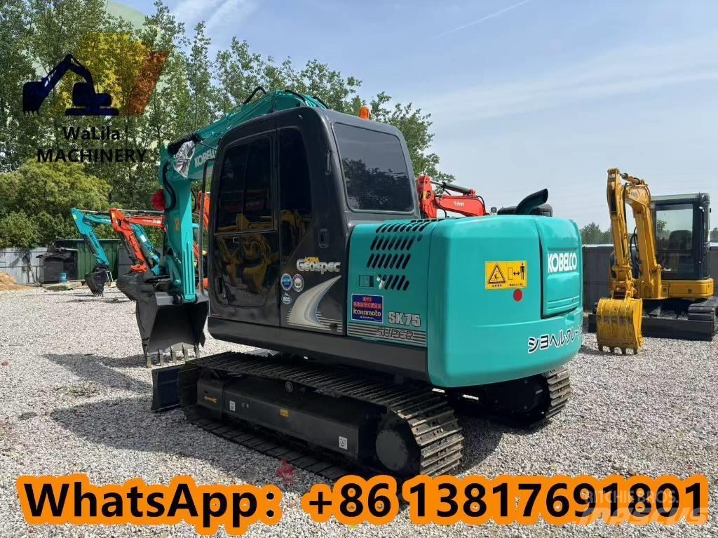 Kobelco SK 75 Mini ekskavatörler, 7 tona dek