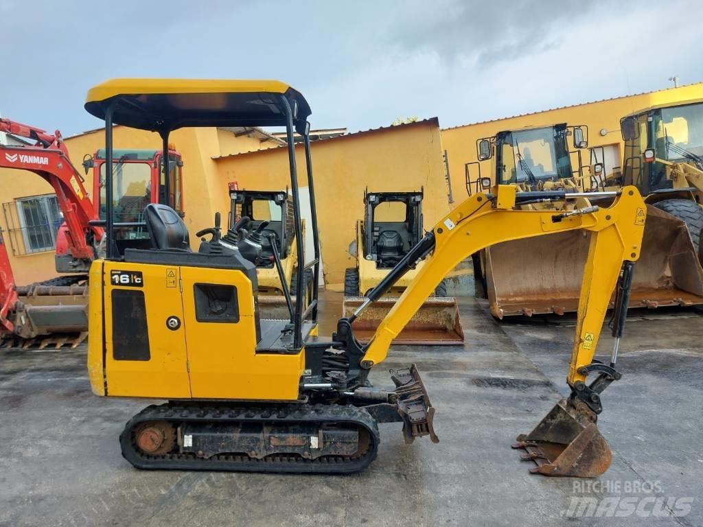 JCB 16 C Mini ekskavatörler, 7 tona dek