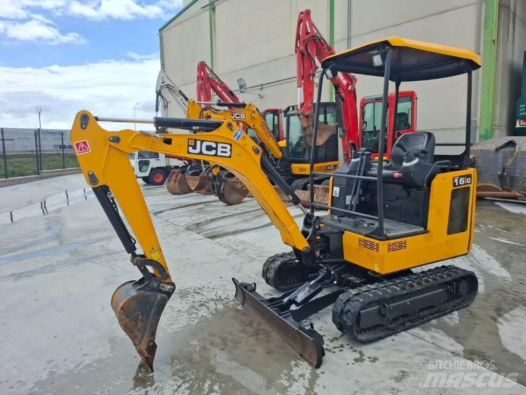 JCB 16 C-1 Mini ekskavatörler, 7 tona dek