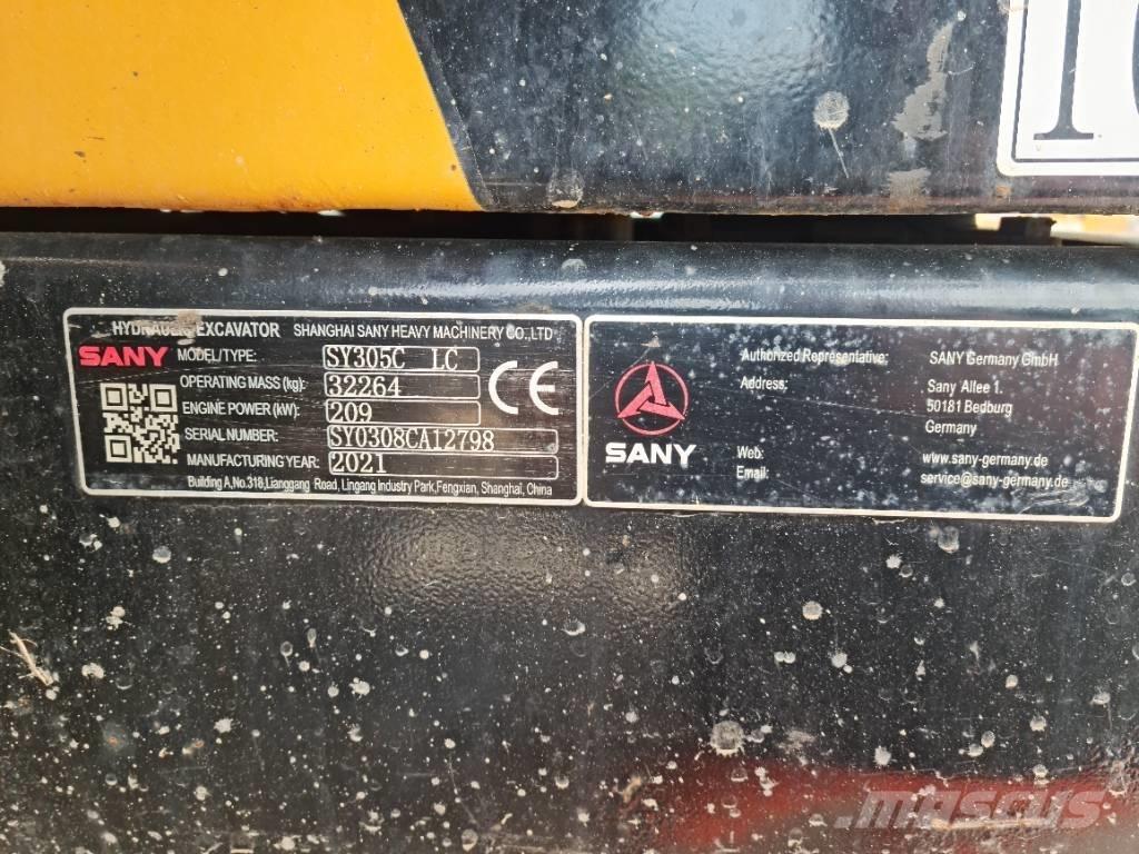 Sany SY 305 CLC Yıkım ekskavatörleri