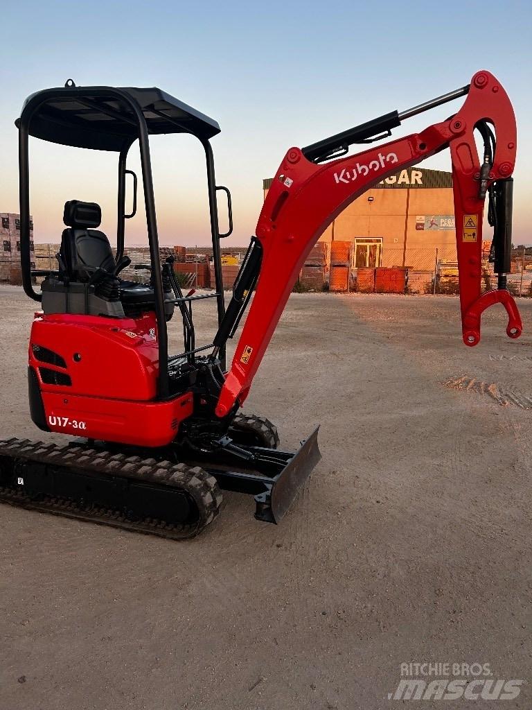Kubota U 17-3 Mini ekskavatörler, 7 tona dek