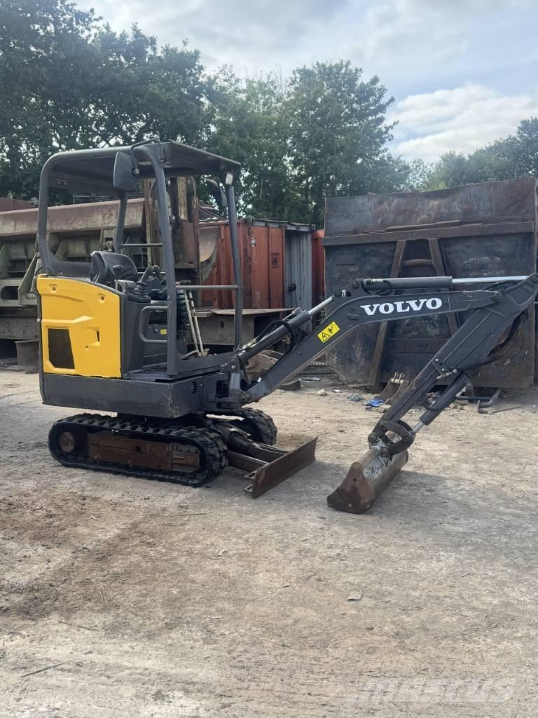 Volvo EC 15 Mini ekskavatörler, 7 tona dek
