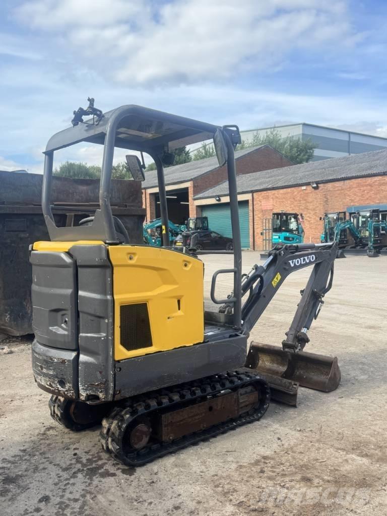 Volvo EC 15 Mini ekskavatörler, 7 tona dek