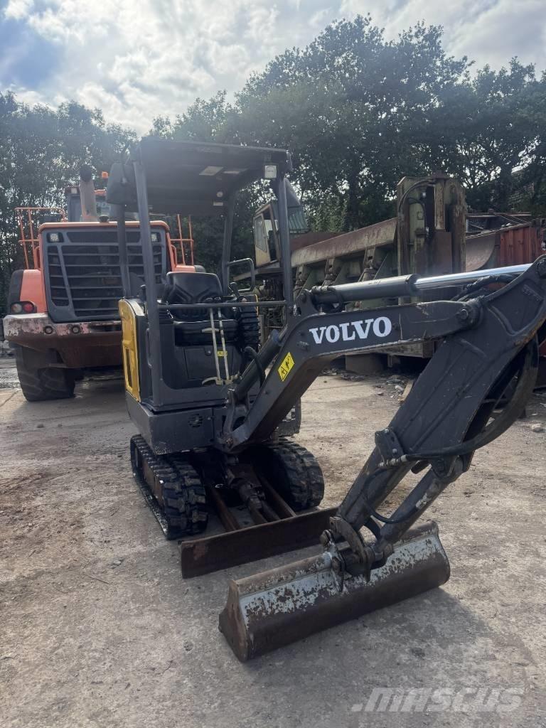 Volvo EC 15 Mini ekskavatörler, 7 tona dek