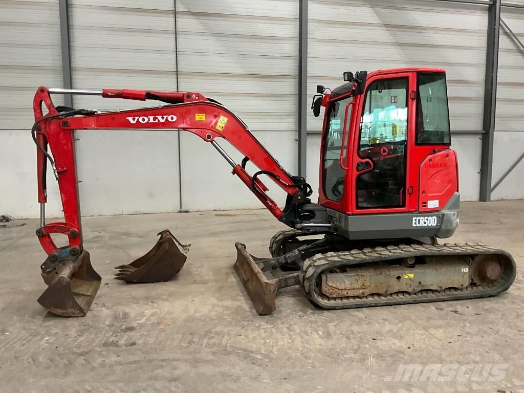 Volvo ECR 50 D Mini ekskavatörler, 7 tona dek