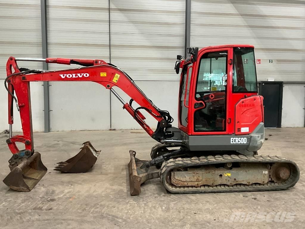 Volvo ECR 50 D Mini ekskavatörler, 7 tona dek