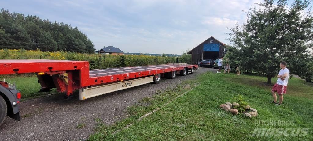 Fliegl SVS 580T Low loader yari çekiciler