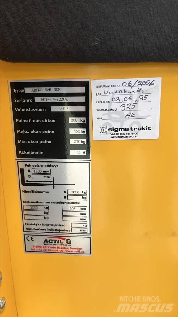 Abeko SAR 30 N Düsük seviye kaldirici