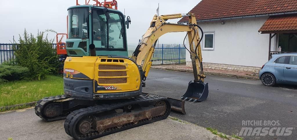 Yanmar Vio 50 U Mini ekskavatörler, 7 tona dek