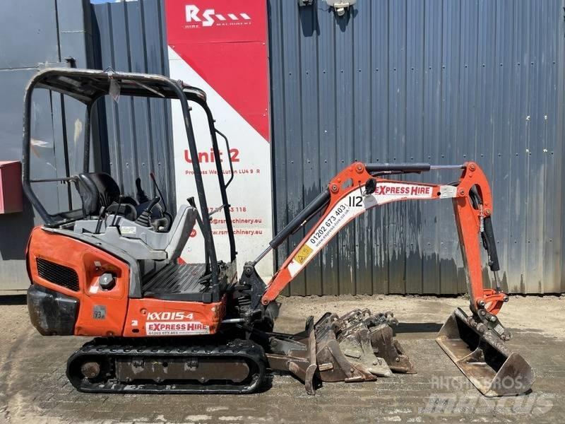 Kubota KX 015-4 Mini ekskavatörler, 7 tona dek