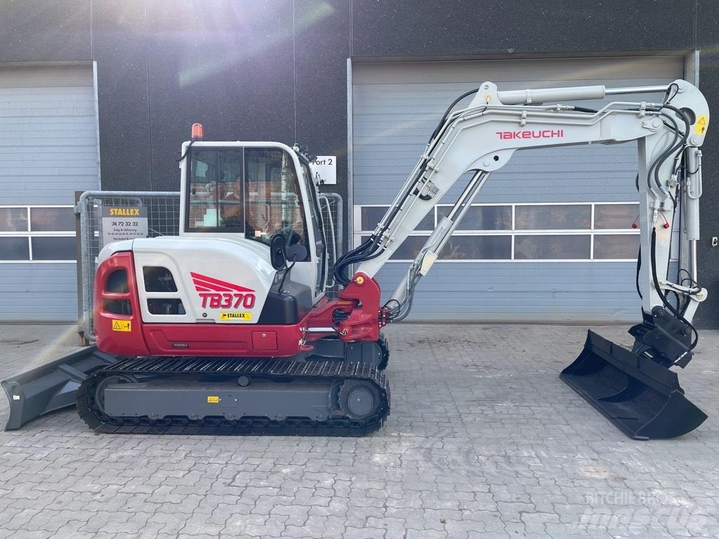 Takeuchi TB370 Mini ekskavatörler, 7 tona dek