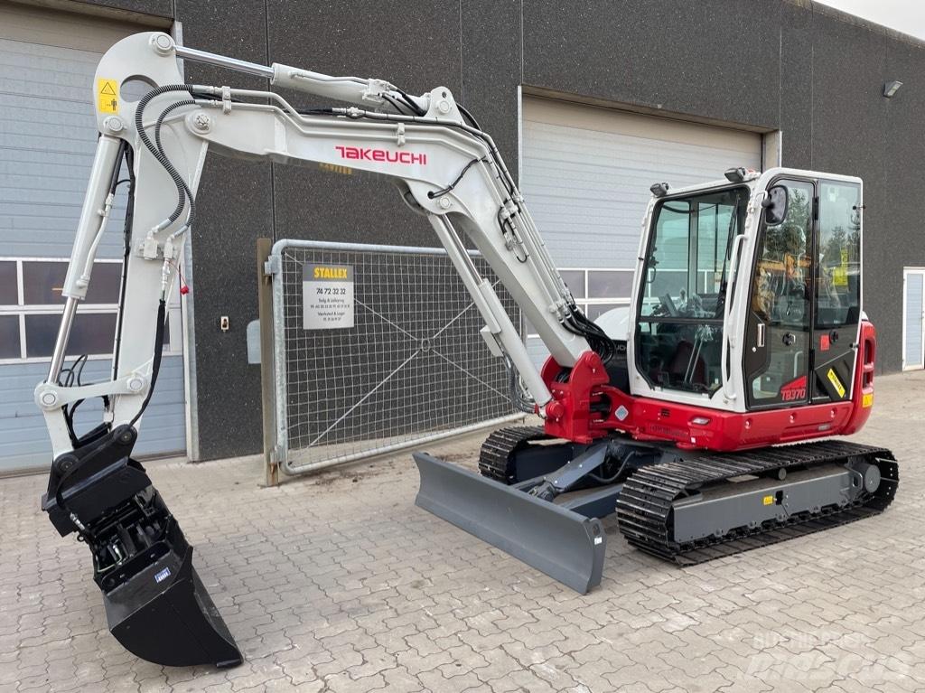 Takeuchi TB370 Mini ekskavatörler, 7 tona dek