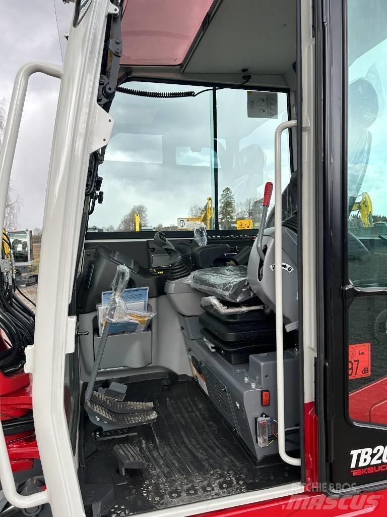 Takeuchi TB260 Mini ekskavatörler, 7 tona dek