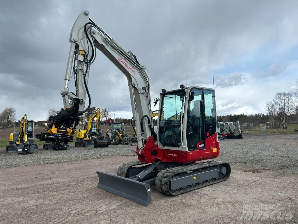 Takeuchi TB260 Mini ekskavatörler, 7 tona dek