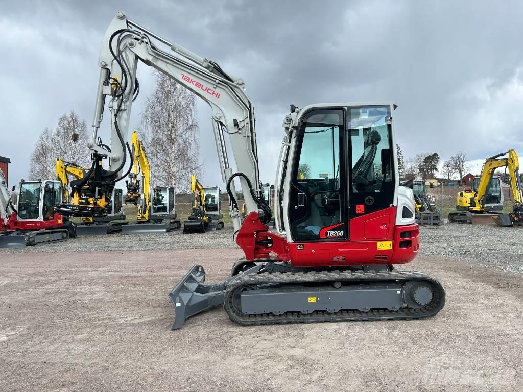 Takeuchi TB260 Mini ekskavatörler, 7 tona dek