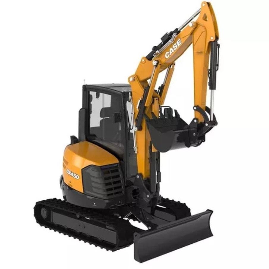 CASE CX 45 D Mini ekskavatörler, 7 tona dek