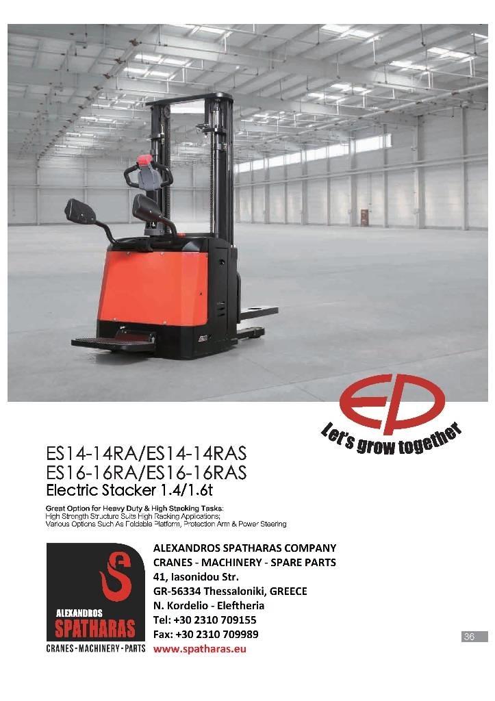EP ES16-16RAS Akülü depo ekipmanları