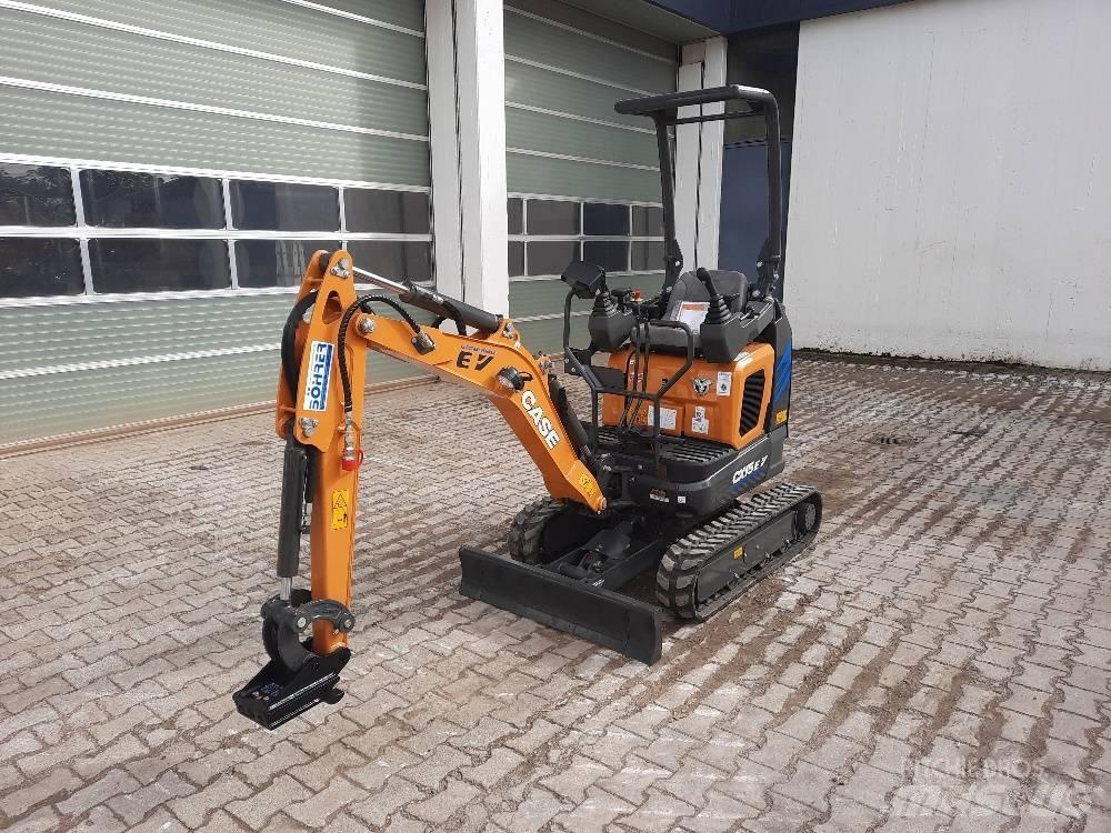 CASE CX 15 EV Mini ekskavatörler, 7 tona dek