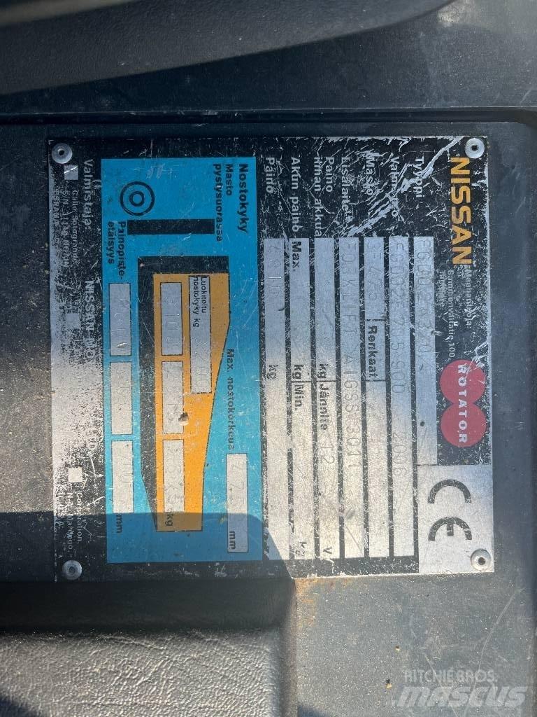 Nissan FGD02A320 Dizel forkliftler