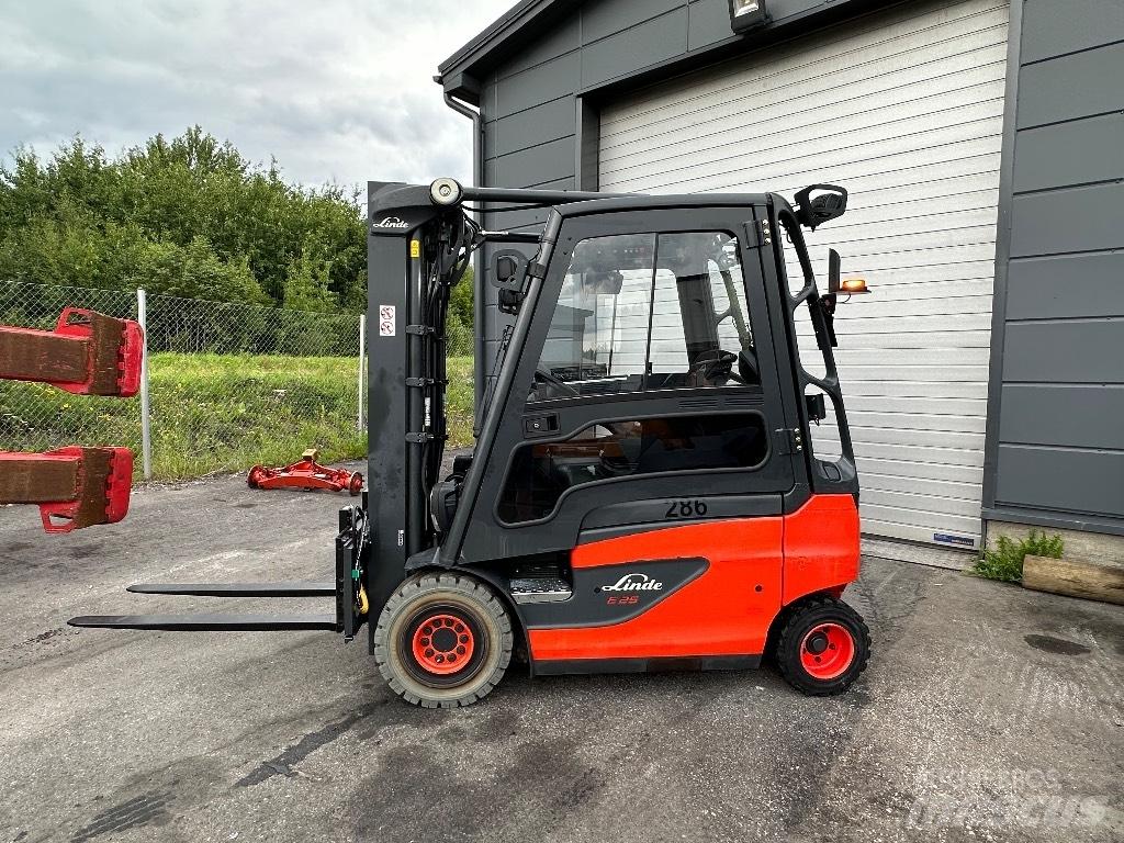 Linde E 25 -01 Elektrikli forkliftler