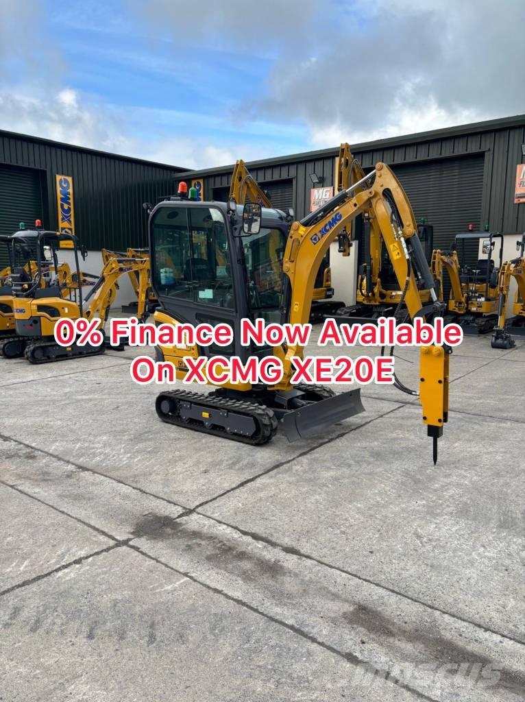XCMG XE20E Mini ekskavatörler, 7 tona dek