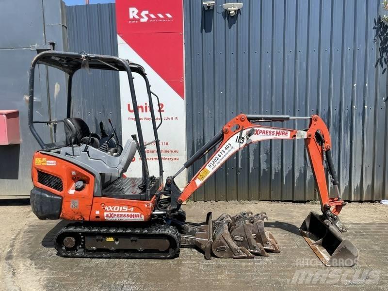 Kubota KX 015-4 Mini ekskavatörler, 7 tona dek