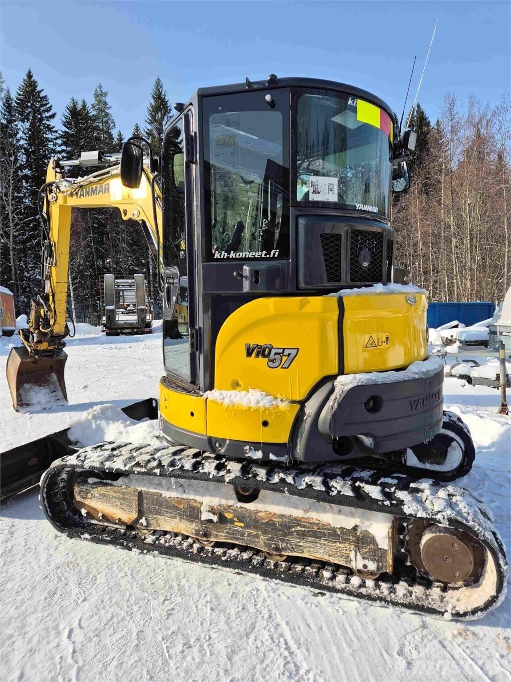 Yanmar VIO 57 Mini ekskavatörler, 7 tona dek