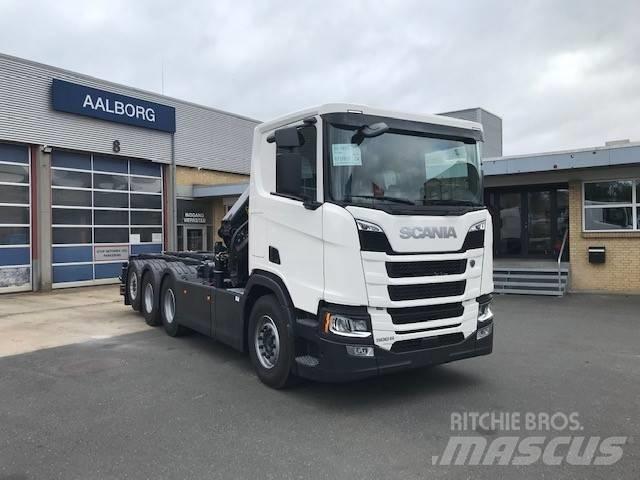 Scania R 500 Araç üzeri vinçler