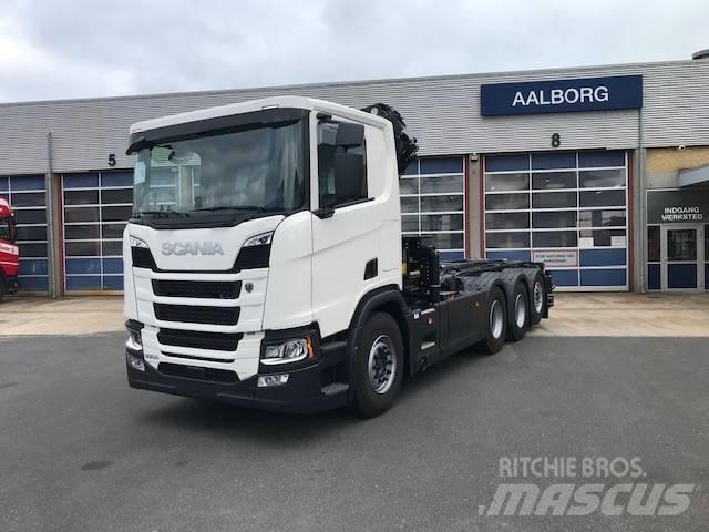 Scania R 500 Araç üzeri vinçler