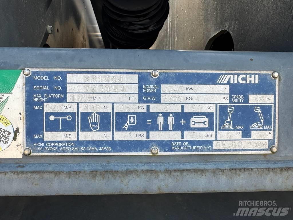 Aichi SP 14 CJ Teleskopik personel platformları